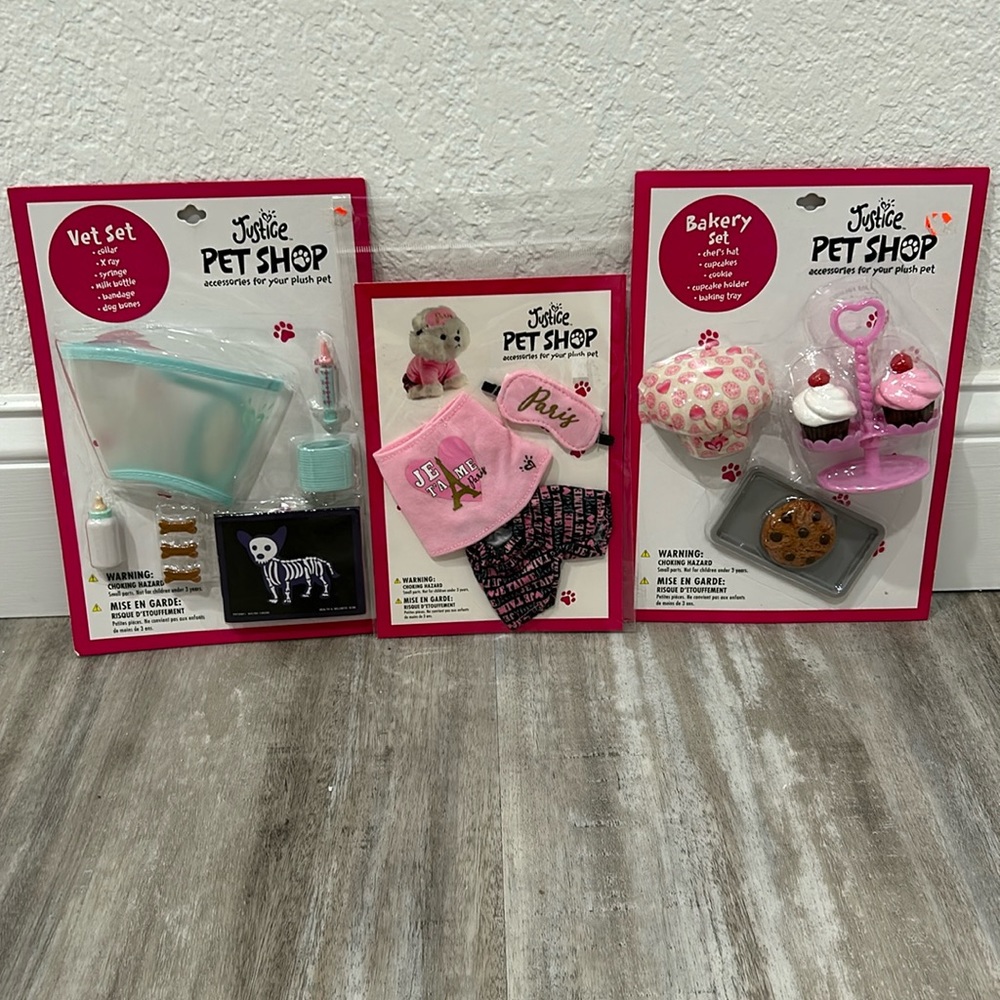 Justice Pet Shop Clothes & Accessories